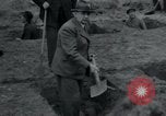 Image of German civilians bury Wobbelin victims Ludwigslust Germany, 1945, second 57 stock footage video 65675073877
