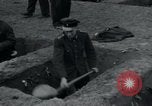 Image of German civilians bury Wobbelin victims Ludwigslust Germany, 1945, second 62 stock footage video 65675073877