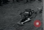 Image of Barracks and victims at Wöbbelin Concentration Camp Ludwigslust Germany, 1945, second 52 stock footage video 65675073879
