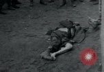 Image of Barracks and victims at Wöbbelin Concentration Camp Ludwigslust Germany, 1945, second 53 stock footage video 65675073879