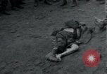Image of Barracks and victims at Wöbbelin Concentration Camp Ludwigslust Germany, 1945, second 58 stock footage video 65675073879