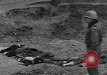 Image of unburied bodies of victims Germany, 1945, second 20 stock footage video 65675073912