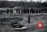 Image of unburied bodies of victims Germany, 1945, second 60 stock footage video 65675073912