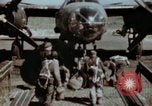 Image of B-26 Marauder bomber crew flaunting standard procedures Germany, 1945, second 16 stock footage video 65675073918