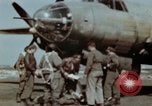Image of B-26 Marauder bomber crew flaunting standard procedures Germany, 1945, second 25 stock footage video 65675073918