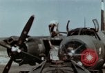 Image of B-26 Marauder bombers refueled and departing on mission Germany, 1945, second 9 stock footage video 65675073921