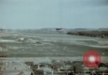 Image of B-26 Marauder bombers refueled and departing on mission Germany, 1945, second 28 stock footage video 65675073921