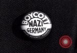 Image of Boycott Campaign Flyer New York City USA, 1937, second 28 stock footage video 65675073930