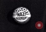 Image of Boycott Campaign Flyer New York City USA, 1937, second 32 stock footage video 65675073930