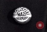 Image of Boycott Campaign Flyer New York City USA, 1937, second 34 stock footage video 65675073930