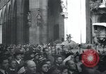 Image of Catholic worshipers Prague Czechoslovakia, 1946, second 42 stock footage video 65675073967