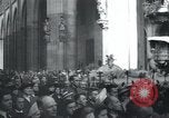 Image of Catholic worshipers Prague Czechoslovakia, 1946, second 51 stock footage video 65675073967