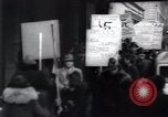 Standbild anti-Nazi Demonstranten New York City USA, 1938, aus Sekunde 35 historischem Filmmaterial Videoclip 65675073983