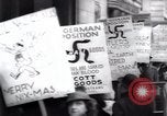Standbild anti-Nazi Demonstranten New York City USA, 1938, aus Sekunde 45 historischem Filmmaterial Videoclip 65675073983