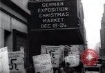 Standbild anti-Nazi Demonstranten New York City USA, 1938, aus Sekunde 55 historischem Filmmaterial Videoclip 65675073983