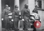 Image of funeral procession of George Patton Luxembourg, 1946, second 21 stock footage video 65675074005