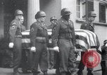 Image of funeral procession of George Patton Luxembourg, 1946, second 22 stock footage video 65675074005