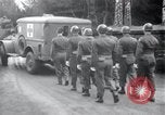 Image of funeral procession of George Patton Luxembourg, 1946, second 36 stock footage video 65675074005