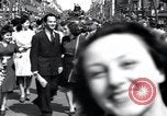 Image of French crowd Paris France, 1945, second 7 stock footage video 65675074011