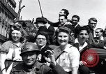 Image of French crowd Paris France, 1945, second 14 stock footage video 65675074011