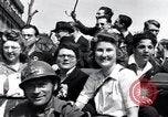 Image of French crowd Paris France, 1945, second 15 stock footage video 65675074011