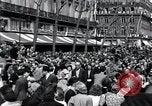 Image of French crowd Paris France, 1945, second 16 stock footage video 65675074011