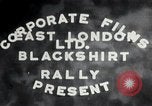 Image of Oswald Mosley London England United Kingdom, 1936, second 3 stock footage video 65675074035