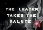Image of Oswald Mosley inspects blackshirts London England United Kingdom, 1937, second 5 stock footage video 65675074036