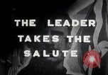 Image of Oswald Mosley inspects blackshirts London England United Kingdom, 1937, second 6 stock footage video 65675074036