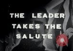 Image of Oswald Mosley inspects blackshirts London England United Kingdom, 1937, second 8 stock footage video 65675074036