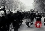 Image of Oswald Mosley inspects blackshirts London England United Kingdom, 1937, second 28 stock footage video 65675074036