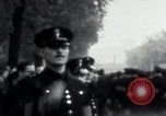 Image of Oswald Mosley inspects blackshirts London England United Kingdom, 1937, second 49 stock footage video 65675074036