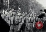 Image of Oswald Mosley inspects blackshirts London England United Kingdom, 1937, second 61 stock footage video 65675074036
