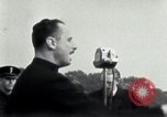 Image of Oswald Mosley at Victoria Park London England United Kingdom, 1936, second 20 stock footage video 65675074038