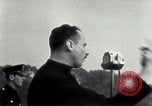 Image of Oswald Mosley at Victoria Park London England United Kingdom, 1936, second 32 stock footage video 65675074038