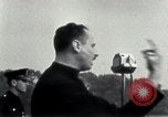 Image of Oswald Mosley at Victoria Park London England United Kingdom, 1936, second 34 stock footage video 65675074038