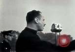 Image of Oswald Mosley at Victoria Park London England United Kingdom, 1936, second 35 stock footage video 65675074038