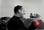 Image of Oswald Mosley at Victoria Park London England United Kingdom, 1936, second 36 stock footage video 65675074038
