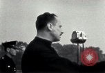 Image of Oswald Mosley at Victoria Park London England United Kingdom, 1936, second 37 stock footage video 65675074038