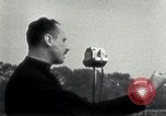 Image of Oswald Mosley at Victoria Park London England United Kingdom, 1936, second 40 stock footage video 65675074038