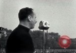 Image of Oswald Mosley at Victoria Park London England United Kingdom, 1936, second 51 stock footage video 65675074038