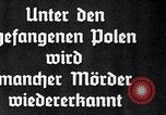 Standbild Gefangenenaustausch zwischen Deutschland und Polen Polen, 1939, aus Sekunde 1 historischem Filmmaterial Videoclip 65675074042