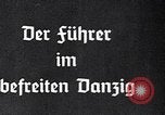 Image of Adolf Hitler Gdnask Poland, 1939, second 1 stock footage video 65675074047