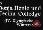 Immagine di La figura pattinare Garmisch-Partenkirchen Germania, 1936, secondo 4 filmato di repertorio 65675074065