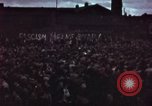 Image of Sir Oswald Mosley among crowd Manchester England United Kingdom, 1936, second 50 stock footage video 65675074073