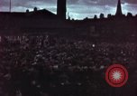 Image of Sir Oswald Mosley among crowd Manchester England United Kingdom, 1936, second 52 stock footage video 65675074073