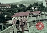 Image touristes nageant Carinthie Autriche, 1937, de la seconde 9 séquences d'archives historiques vidéo 65675074084