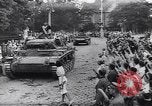 Image of German Panzer III tanks parade in Berlin residential area Berlin Germany, 1945, second 3 stock footage video 65675074099