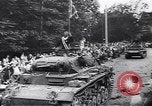 Image of German Panzer III tanks parade in Berlin residential area Berlin Germany, 1945, second 5 stock footage video 65675074099