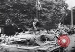 Image of German Panzer III tanks parade in Berlin residential area Berlin Germany, 1945, second 6 stock footage video 65675074099
